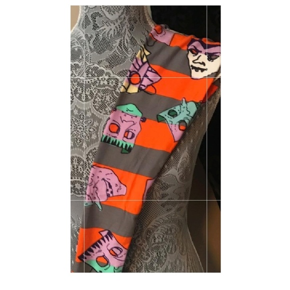 HALLOWEEN S/M Kids Leggings - Picture 1 of 3